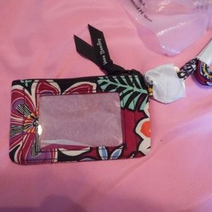 NEW Vera Bradley Lanyard and Zip ID Case ~ Kauai Floral ~ NWT